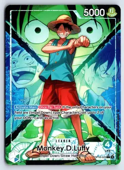 Monkey.D.Luffy (Alternate Art Leader) OP16-022 One Piece The Time of Battle Foil - Image 1