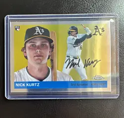 Topps Chrome Update Series 2025 Nick Kurtz Athletics RC Base #USC178 - Image 1