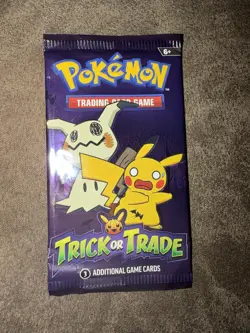2023 Pokemon TCG Trick or Trade Booster Pack - 3 Cards, English, Ages 6+ - Image 1