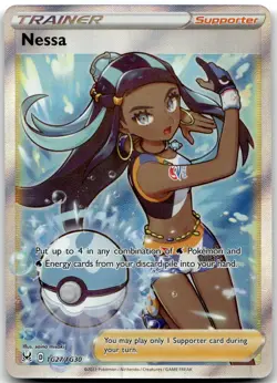 Nessa TG27/TG30 Ultra Rare Lost Origin Trainer Gallery Pokemon Holo Near Mint - Image 2