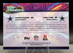 2025 Topps Cosmic Chrome George Pickens CeeDee Lamb Star Clusters - Image 2