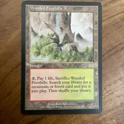 MTG Wooded Foothills Onslaught 330/350 Regular Rare - Image 1
