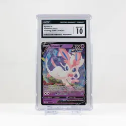 Pokemon Sylveon V Holo #074 Evolving Skies 2021 - CGC 10 Gem Mint - Image 2