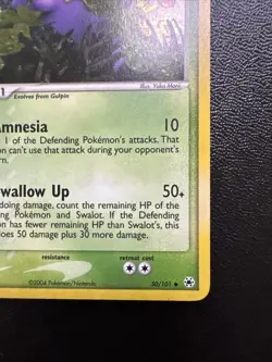 Pokemon Card - Swalot Hidden Legends 50/101 Reverse Holo Uncommon - Image 4
