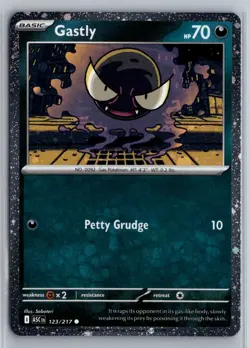 Gastly (Cosmos Holo) 123/217 Holo Miscellaneous Cards & Products Pokemon NM - Image 1