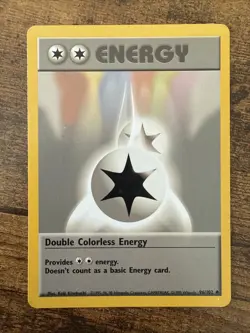 Pokemon TCG Double Colorless Energy Base Set Regular Card 096/102 - Image 1