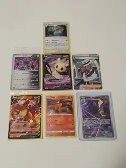Pokemon Mimikyu Entei Cyrano Full Arts-Tepig Noctowl Promos-IR Holo Cards - Image 1