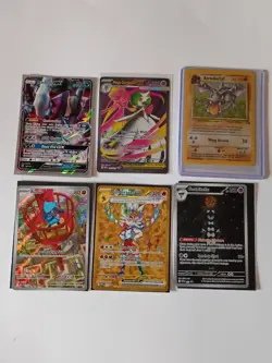 Pokemon Promo-Gold Promo-GX-Aerodactyl Fossil Holo-Full Art Holo Card Lot - Image 1