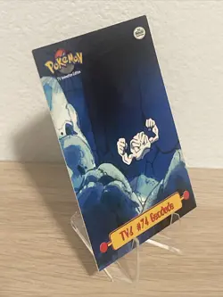 Pokemon TCG Topps TV6 #74 Geodude TV Animation Edition Puzzle Card - Image 2