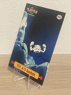 Pokemon TCG Topps TV6 #74 Geodude TV Animation Edition Puzzle Card - Image 3