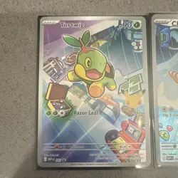 Pokemon TCG First Partners 3-Card Lot Turtwig, Chimchar, Piplup (Very Minty) - Image 2