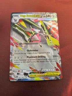 Mega Excadrill ex 065/084 Pitch Black English Unreleased Pokemon Card NM/M - Image 1