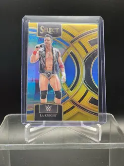 2024 Panini Select WWE - Premier Level LA Knight #170 TRUE GOLD Prizm /10 - Image 1