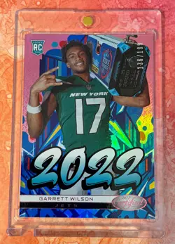 GARRETT WILSON 2022 PANINI CERTIFIED MIRROR PINK /199 - Image 1