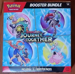 Pokemon TCG Journey Together Booster Bundle SEALED - 6 Booster Packs - Image 1