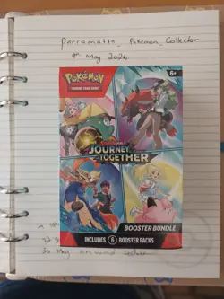 Pokemon TCG Journey Together Factory Sealed Booster Bundle Box 6 Packs Per Box - Image 1