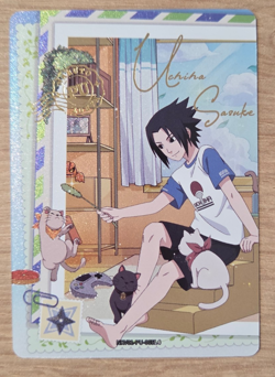 Naruto Kayou Card-TCG | NRV01-PU-005L4 | English | Sasuke - Image 1