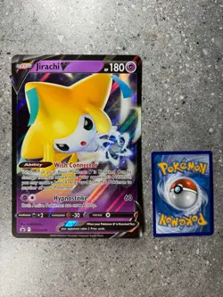 Pokemon TCG Cards Jirachi V SWSH299 Black Star Promo JUMBO / OVERSIZE - Image 1