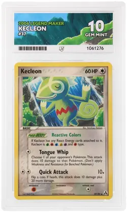 Kecleon 37/92 Ace 10 Legend Maker Pokemon Card Game - Image 1
