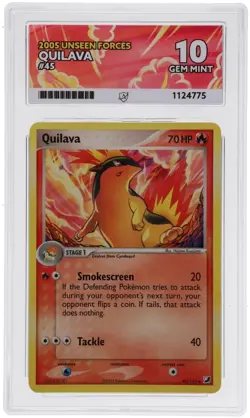 Quilava 45/115 Ace 10 Unseen Forces Pokemon Card Game - Image 1