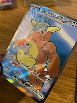 NEAR MINT! Kangaskhan ex (190/165) S&V 151 Full Art Ultra Rare Pokemon Card! - Image 4