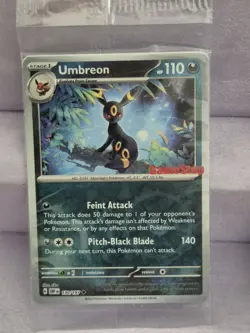 Sealed Umbreon GameStop Stamped 130/197 Obsidian Flames Promo - Pokemon TCG - Image 1