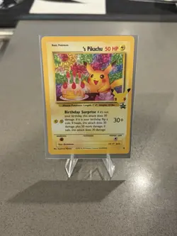 Birthday Pikachu 24/53 Pokemon TCG Celebrations Classic Collection NM - Image 1