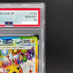 PSA 10 Pikachu ex SR 122/106 Super Electric Breaker sv8 Pokemon Card Japanese - Image 3