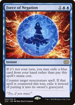 Force of Negation R 50 Double Masters 2022 MTG M-03 - Image 1