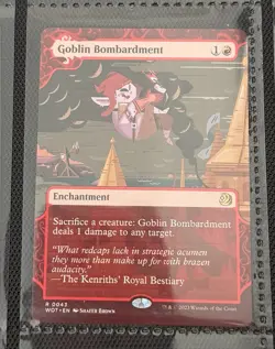 MTG Goblin Bombardment Wilds of Eldraine: Enchanting Tales 0043 Regular Rare - Image 1