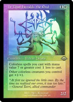 It That Heralds the End Foil Retro Frame Modern Horizons 3 NM MTG - Image 1