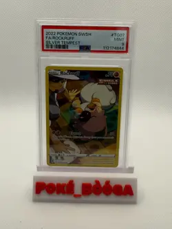 2022 Pokemon Silver Tempest ROCKRUFF TG07/TG30 Ultra Rare PSA 9 - Image 1