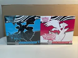 Pokemon Black Bolt and White Flare Elite Trainer Box ETB Set of 2 IN HAND - Image 1