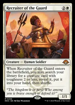 Recruiter of the Guard - Foil NM, English MTG Modern Horizons 3: Main Set - Image 1