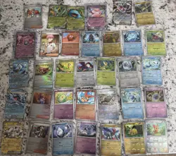 Pokemon Black Bolt Poke Ball Card Lot (23), 2 Masterballs, 8 Ex, 34 Total Cards - Image 1