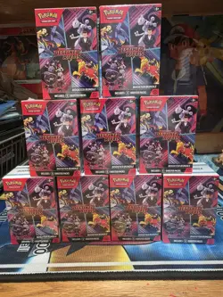 Pokemon TCG Scarlet & Violet Destined Rivals Booster Bundle Lot Of 9 Sealed QTY - Image 1
