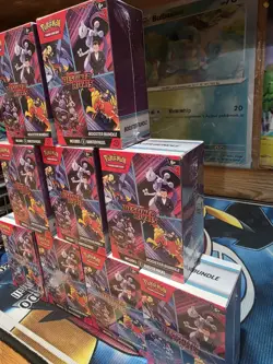 Pokemon TCG Scarlet & Violet Destined Rivals Booster Bundle Lot Of 9 Sealed QTY - Image 2