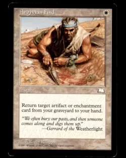 Argivian Find Uncommon Weatherlight Magic: The Gathering Lightly Played - Image 1
