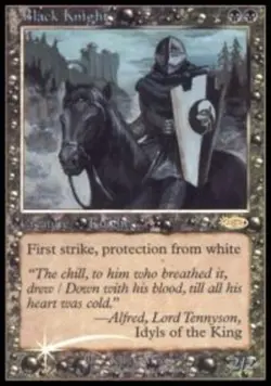 Black Knight - Foil FNM 2002 PL/MP, English MTG Magic Promos - Image 1