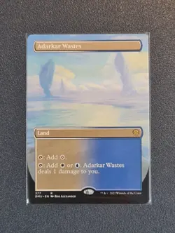 MTG Adarkar Wastes - Borderless - DMU- Near Mint+ Condition - Image 1