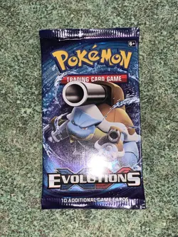 Pokemon XY Evolutions Booster Pack Trading Card Game (Blastoise Art Pack) Sealed - Image 1