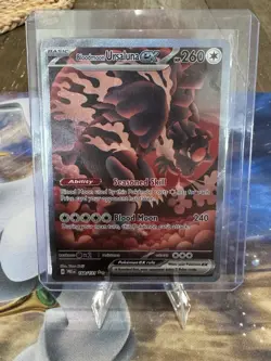 Pokemon Bloodmoon Ursaluna EX SIR Prismatic Evolutions 168/131 NM Fresh Pulled🔥 - Image 5