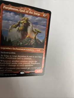 Purphoros God Of The Forge Foil Etched Card #0547 MTG LP - Image 2