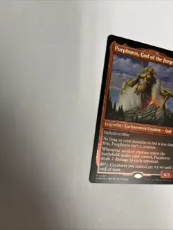 Purphoros God Of The Forge Foil Etched Card #0547 MTG LP - Image 5