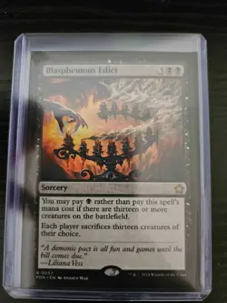 MTG Foundations Blasphemous Edict - Image 1