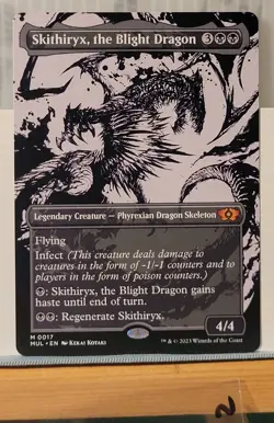 Mtg SKITHIRYX, THE BLIGHT DRAGON NM MUL 0017 -Argo- - Image 3