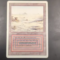 Wizards of the Coast Badlands MTG Revised Rare Land Regular ENG - Image 3