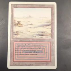 Wizards of the Coast Badlands MTG Revised Rare Land Regular ENG - Image 4