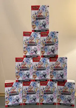 LOT OF 10**- Pokemon TCG Prismatic Evolutions Booster Bundle - FACTORY SEALED - Image 1