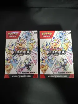 Pokemon Prismatic Evolutions Booster Bundle Lot Of 2 Sealed - Image 1